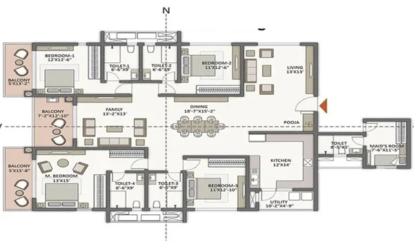 Featured Image of 4 Bhk Floor Plan