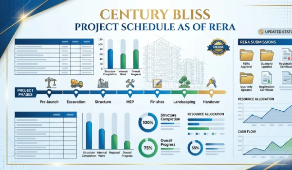 Featured Image of Century Bliss Project Schedule AS of RERA